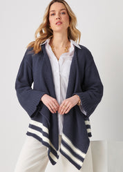 Cotton Blend Chunky Cardigan