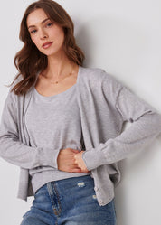 Cashmere Blend V-Neck Cardigan