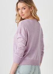 Cashmere Blend V-Neck Cardigan