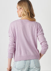 Cashmere Blend V-Neck Cardigan