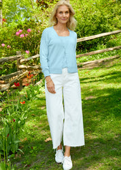Cashmere Blend V-Neck Cardigan