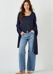 Cashmere Blend V-Neck Cardigan