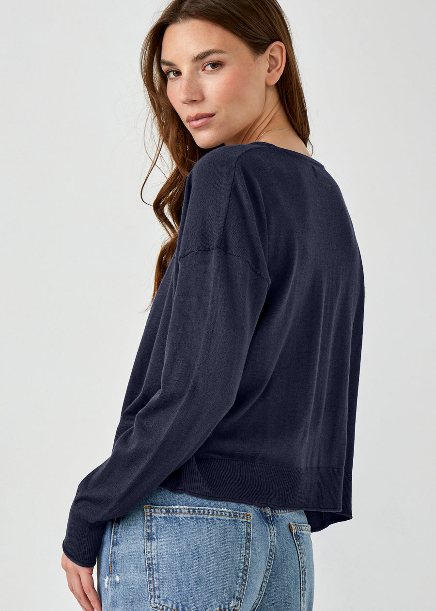 Cashmere Blend V-Neck Cardigan