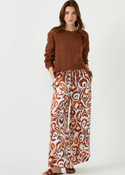 Linen Blend Relaxed Pant