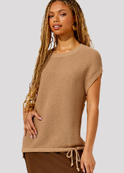 Relaxed Cotton Knit Sweater