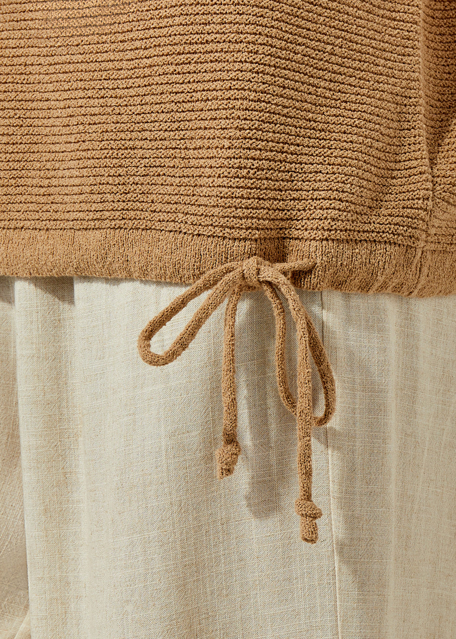 Relaxed Cotton Knit Sweater