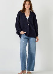 Chunky Textured Knit Cardigan