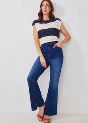 Cap Sleeve Knit Sweater