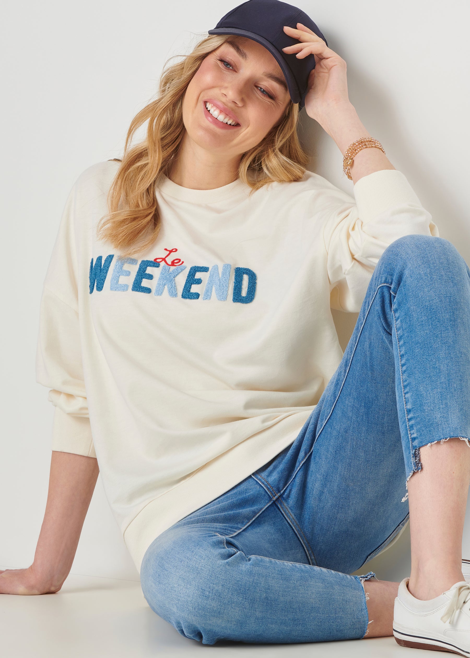 Relaxed Crew Neck Pullover