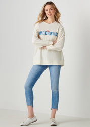 Relaxed Crew Neck Pullover