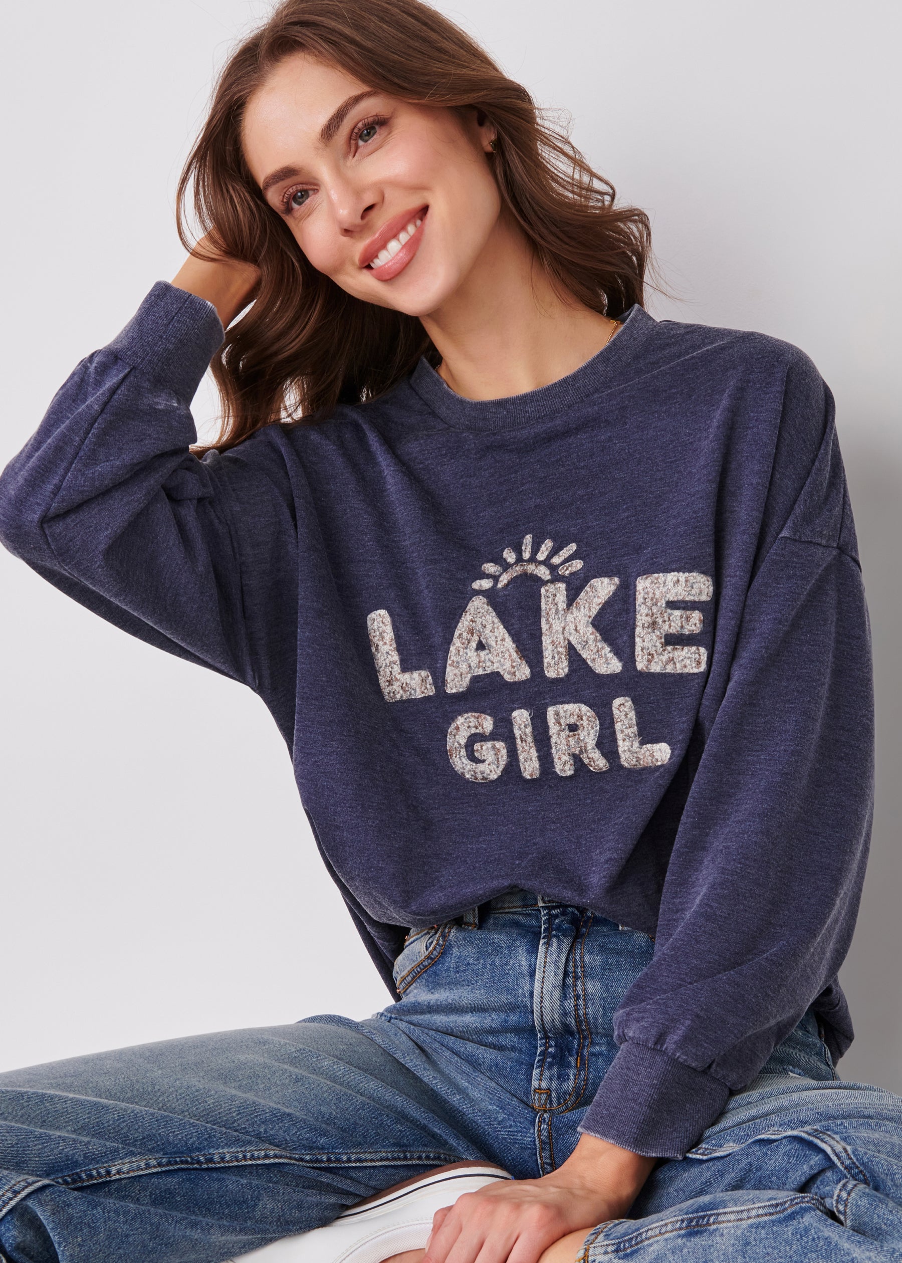 Relaxed Crew Neck Pullover