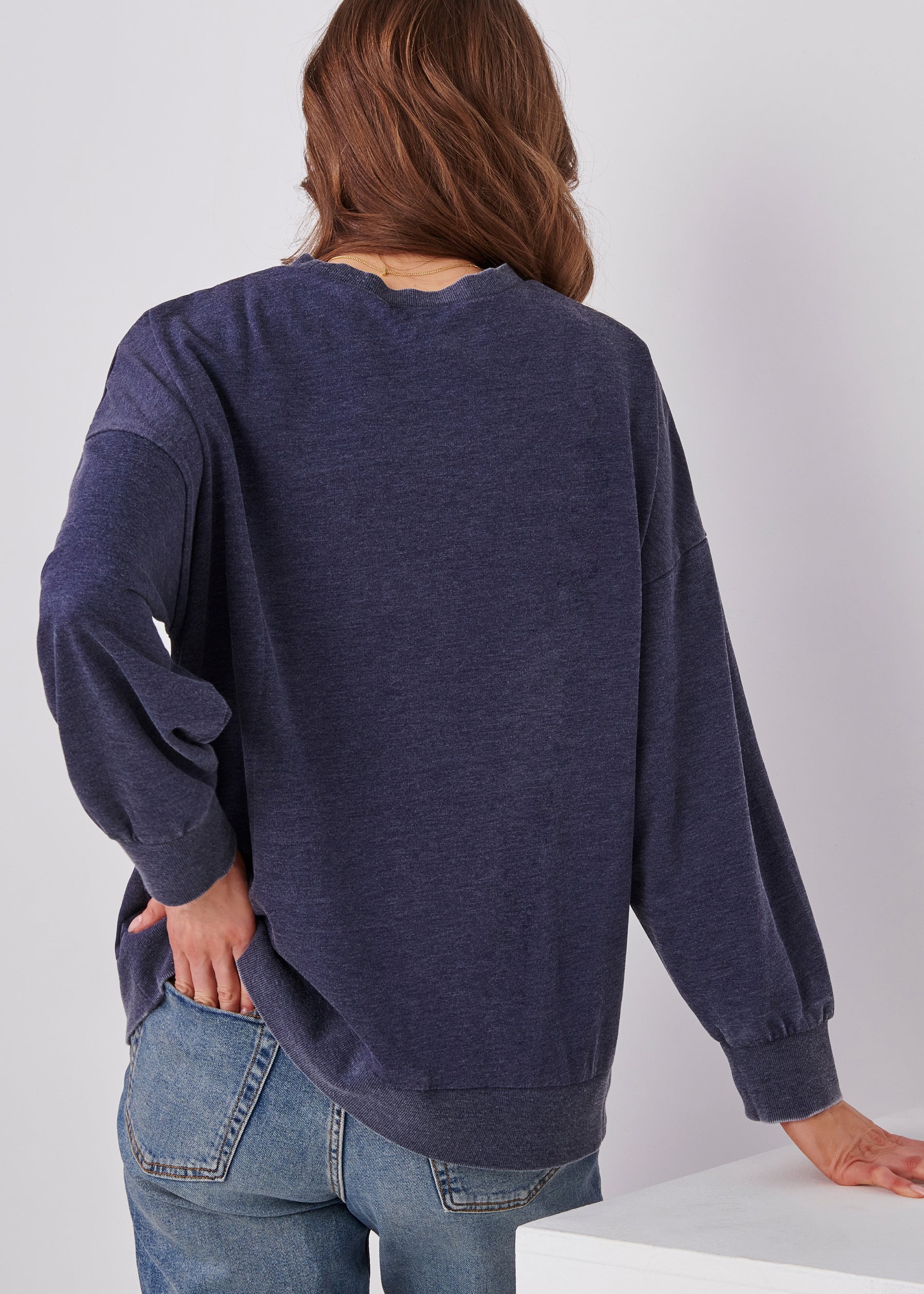 Relaxed Crew Neck Pullover