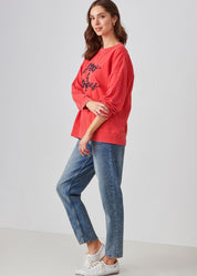 Relaxed Crew Neck Pullover