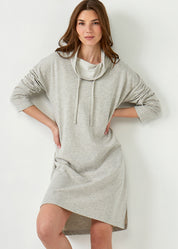 Funnel Neck Sweater Dress