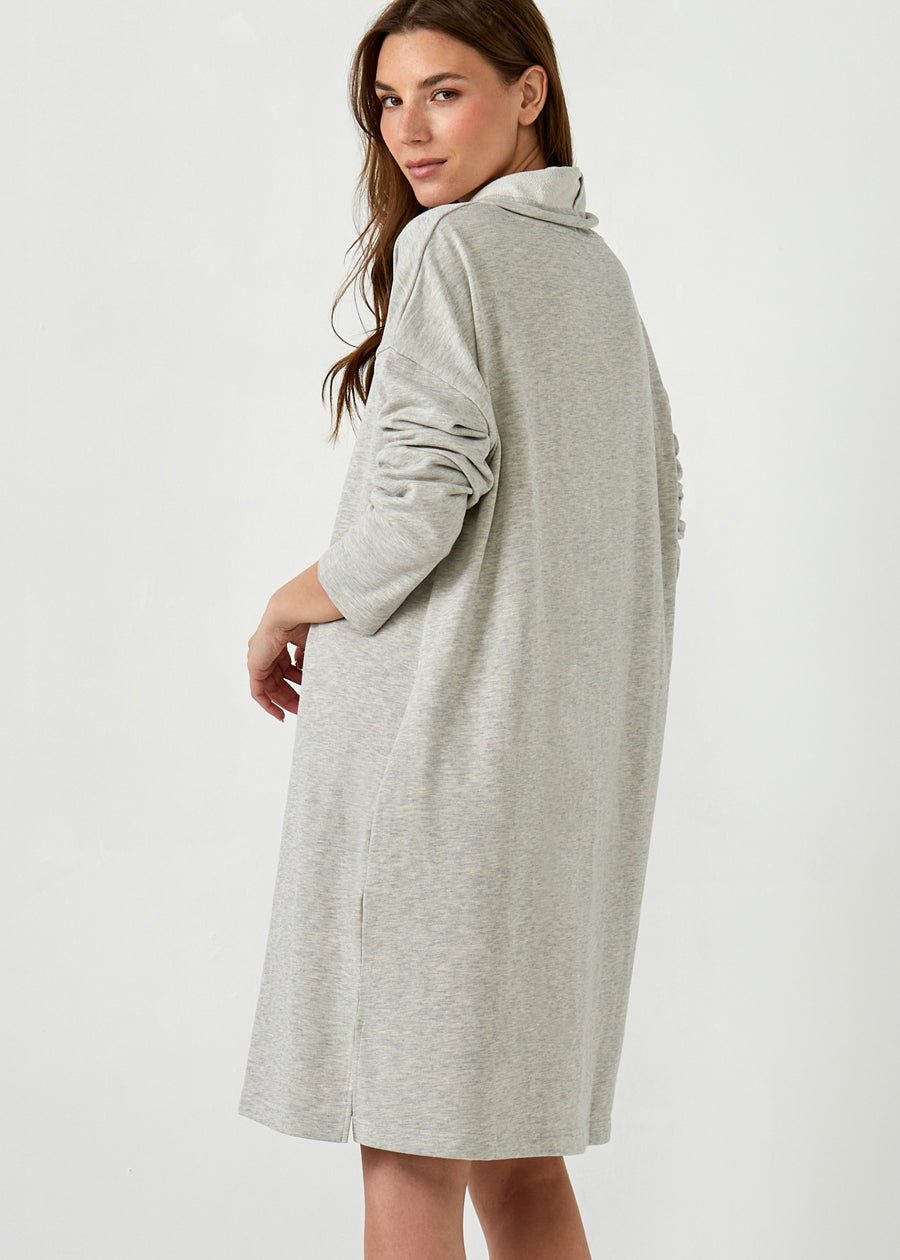 Funnel Neck Sweater Dress