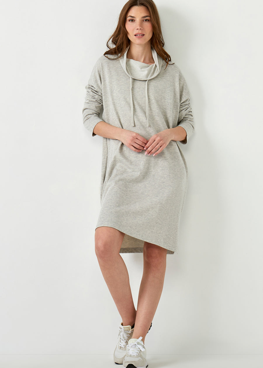 Funnel Neck Sweater Dress