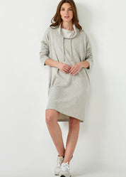 Funnel Neck Sweater Dress