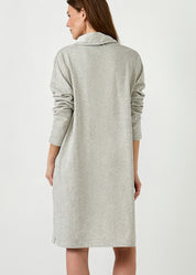 Funnel Neck Sweater Dress