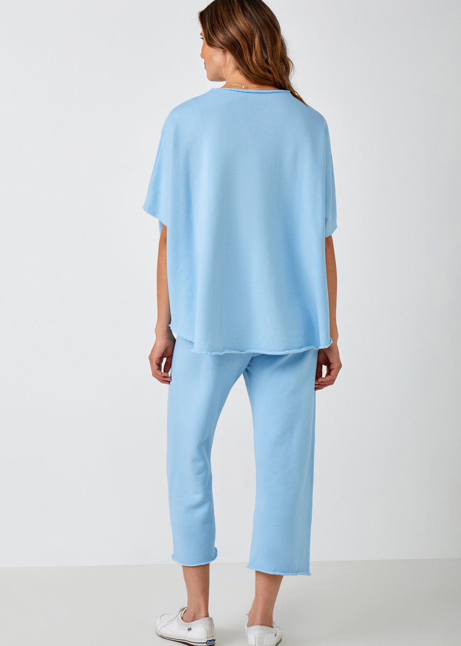 Cotton French Fleece Capri Pants