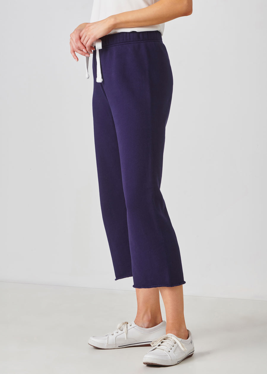 Cotton French Fleece Capri Pants