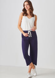 Cotton French Fleece Capri Pants