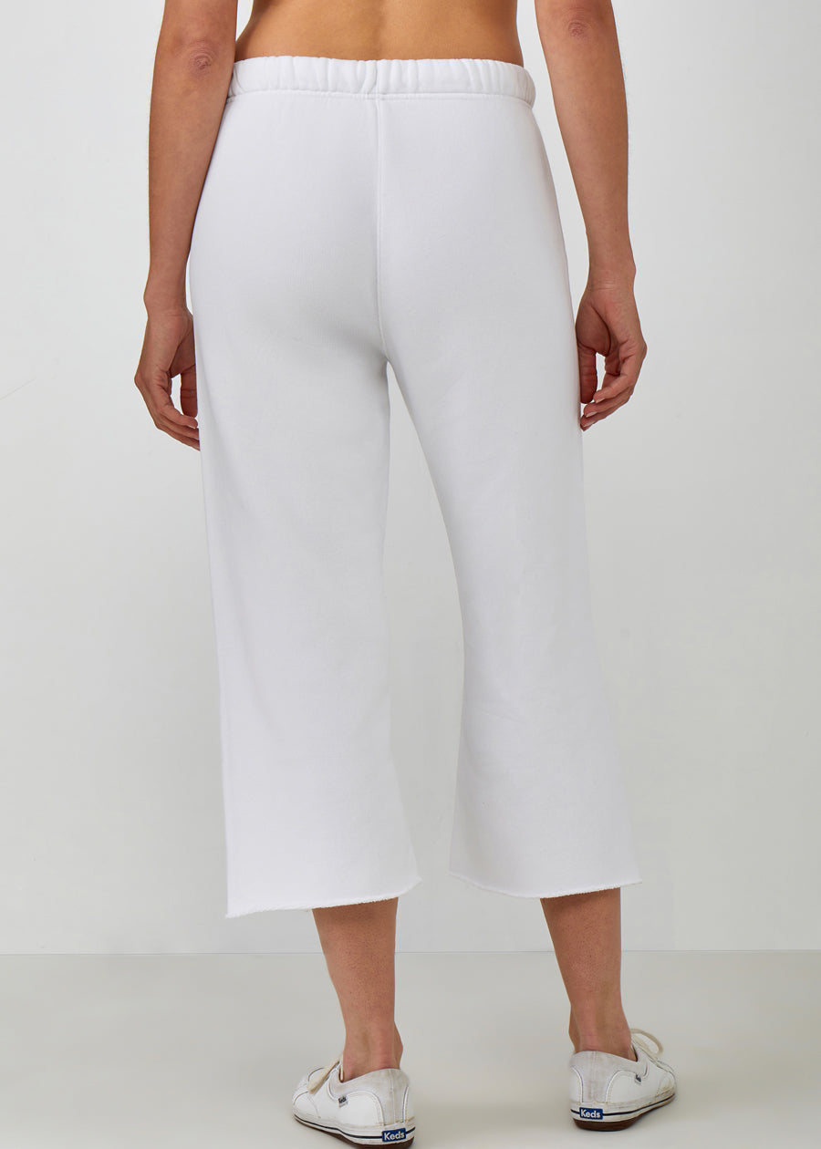 Cotton French Fleece Capri Pants