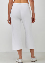 Cotton French Fleece Capri Pants