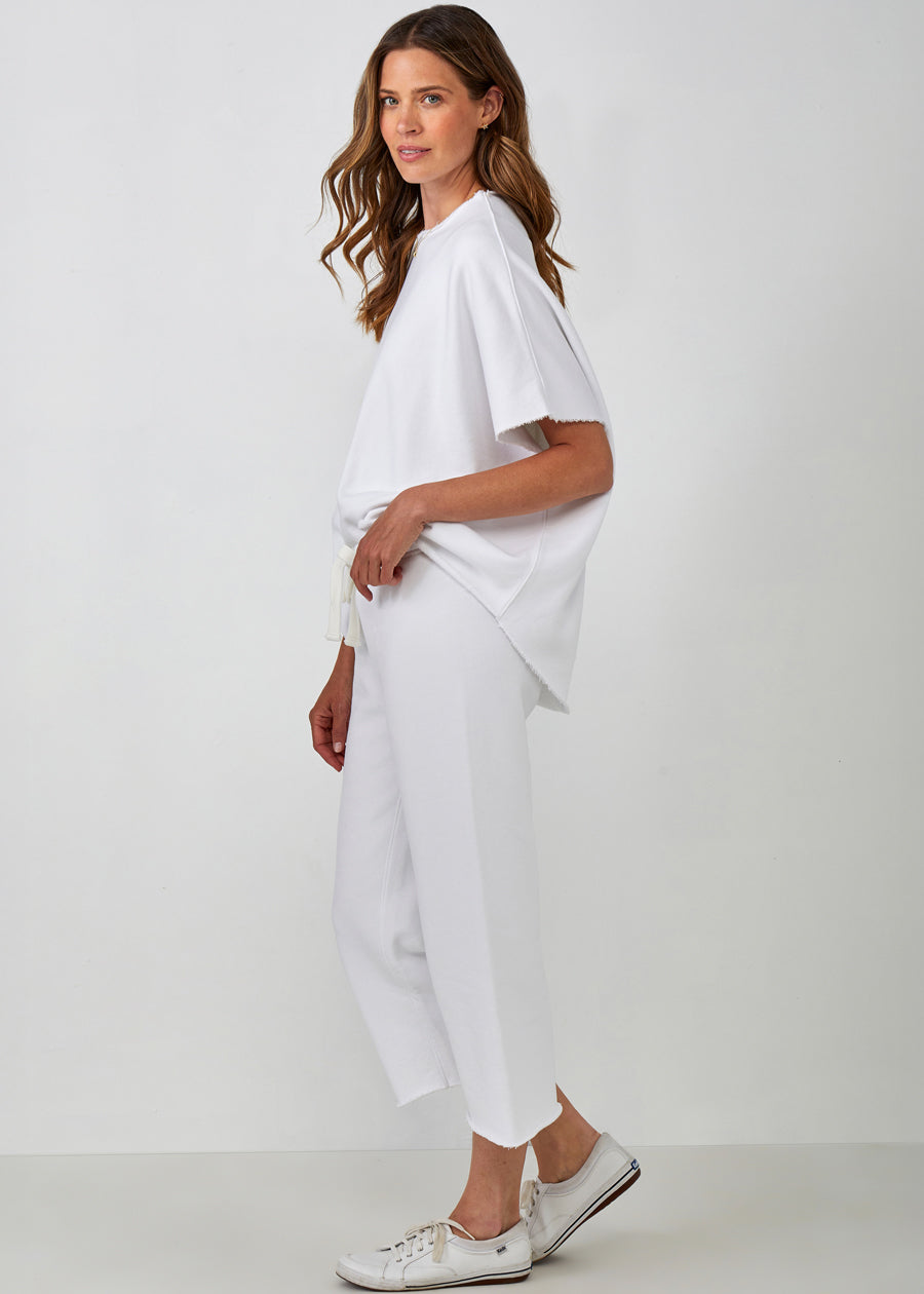 Cotton French Fleece Capri Pants