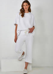 Cotton French Fleece Capri Pants