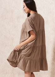 Relaxed Tiered Babydoll Dress