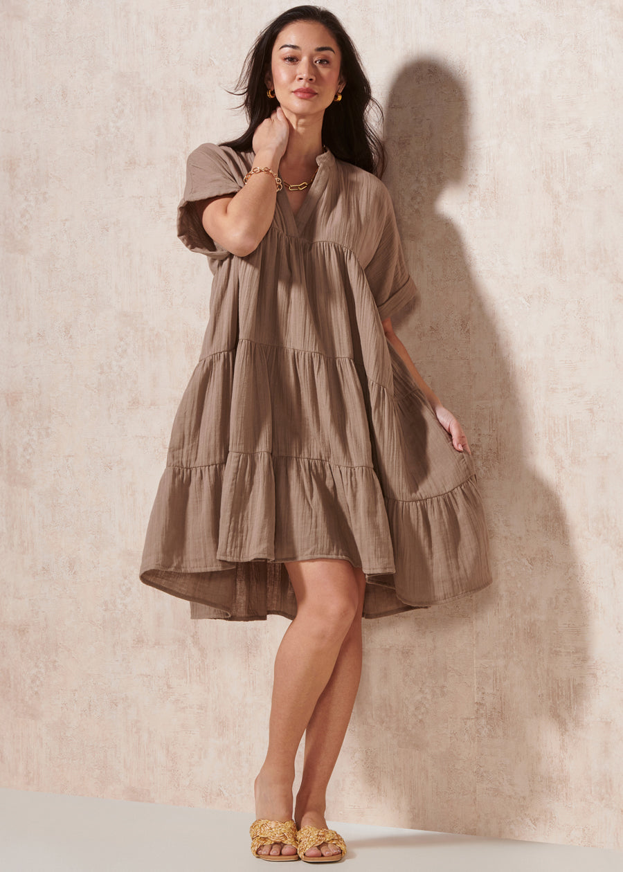 Tiered Babydoll Dress