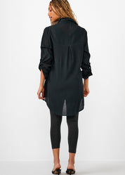 Crinkled Button Down Shirt