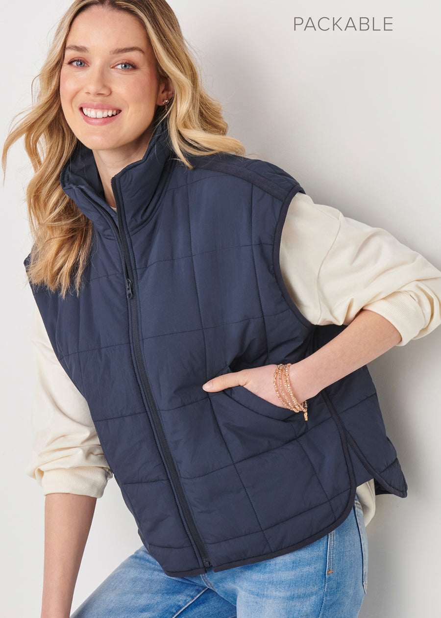 Perfect Packable Puffer Vest