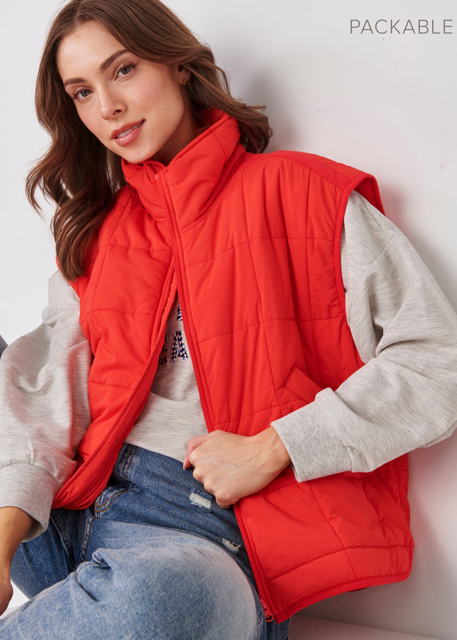 Perfect Packable Puffer Vest