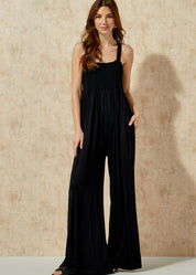 Stretch Wide Leg Jumper