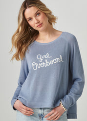 Cotton Blend Crew Neck