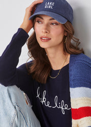 Cotton Blend Crew Neck