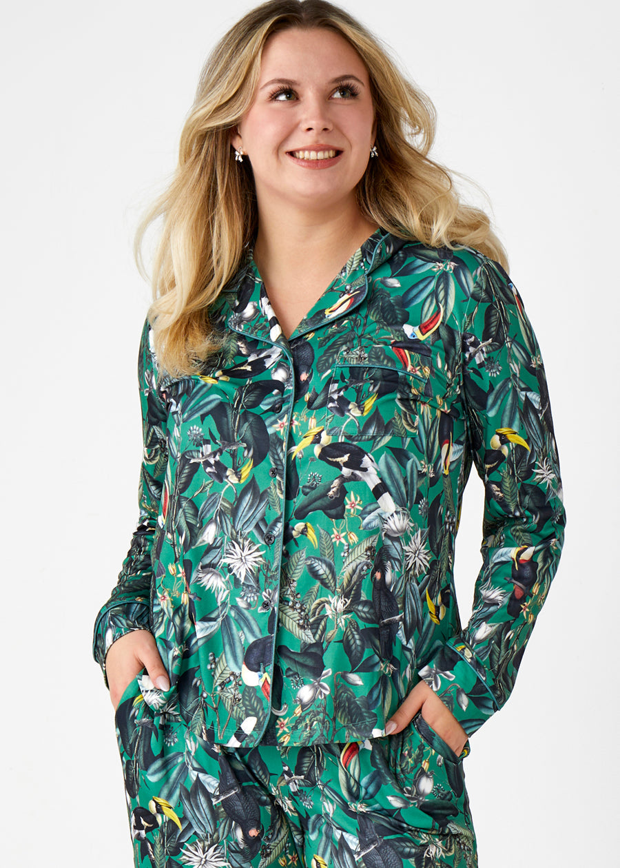 Button Up Print Shirt