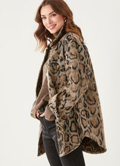 Wooly Leopard Shacket