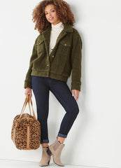 Andy Cropped Sherpa Jacket