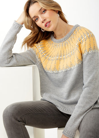Chalet Fair Isle Collar Sweater