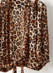 Sherri Leopard Print Blouse