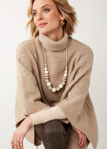 Must-Have Turtleneck Poncho