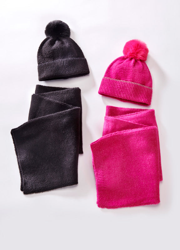 Winter Sparkle Hat & Scarf Set