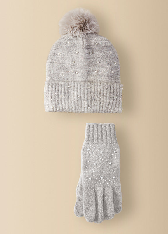 Snowfall Hat & Glove Set
