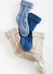 Cable Knit Cabin Socks